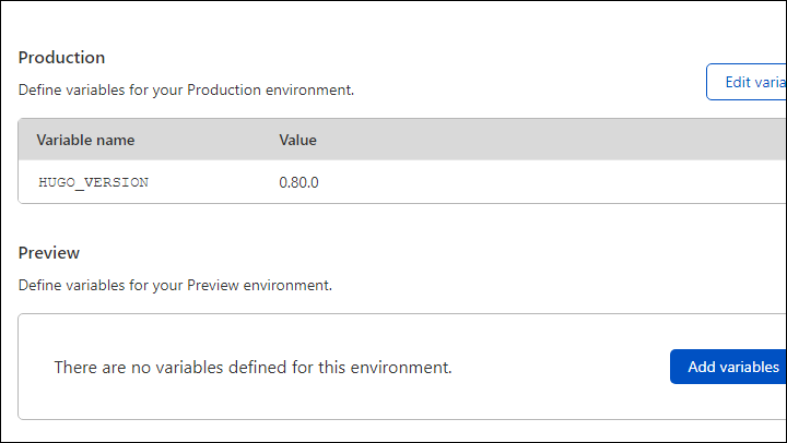 Cloudflare Environment variables